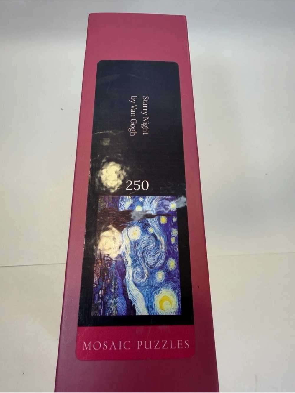 New Mosaic Puzzles Starry Night Van Gogh 250 Piece Wooden Jigsaw Puzzle Sealed